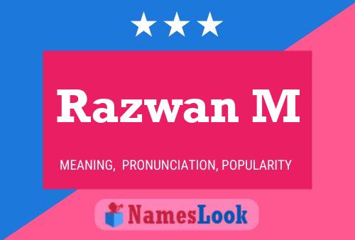 Razwan M Name Poster