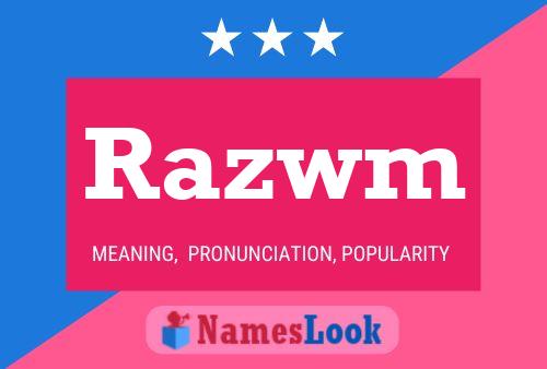 Razwm Name Poster