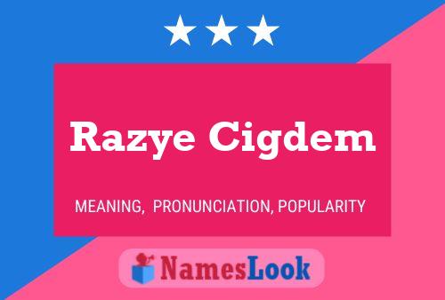 Razye Cigdem Name Poster