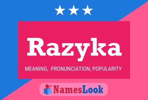 Razyka Name Poster