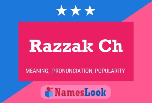 Razzak Ch Name Poster