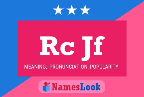 Rc Jf Name Poster