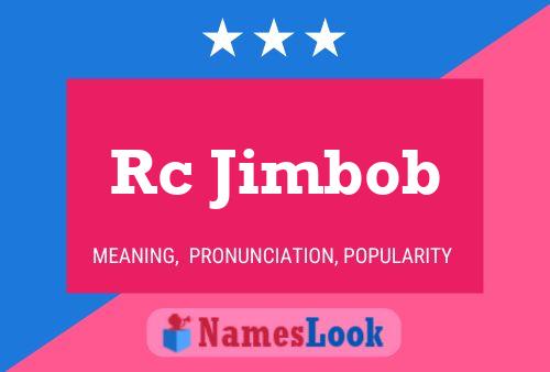 Rc Jimbob Name Poster