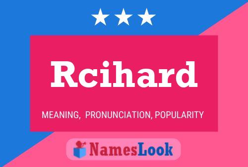 Rcihard Name Poster