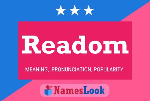 Readom Name Poster