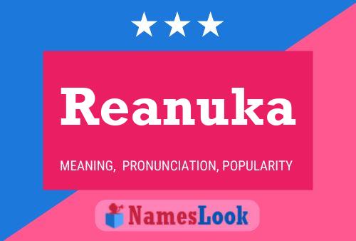 Reanuka Name Poster