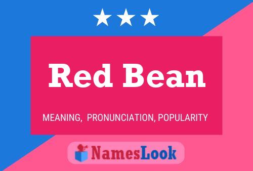 Red Bean Name Poster