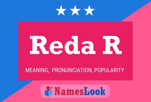 Reda R Name Poster