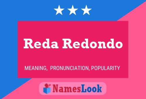 Reda Redondo Name Poster