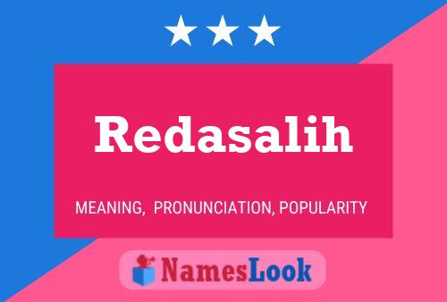 Redasalih Name Poster