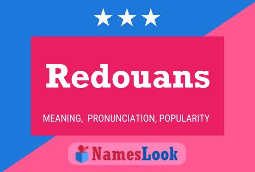 Redouans Name Poster