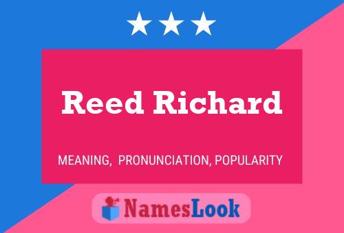 Reed Richard Name Poster