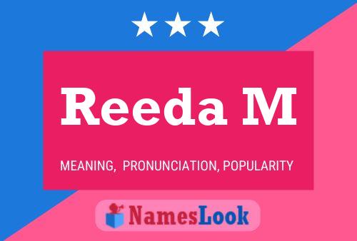 Reeda M Name Poster