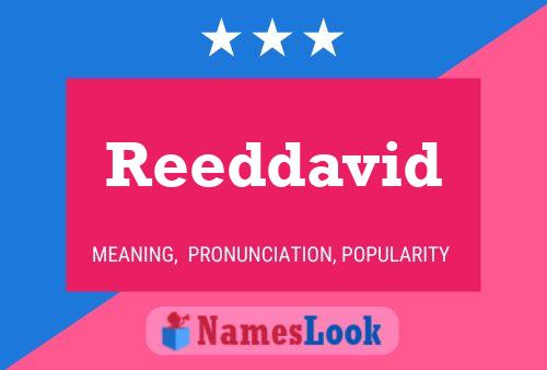 Reeddavid Name Poster