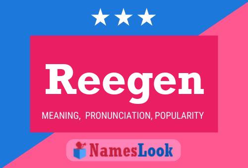 Reegen Name Poster