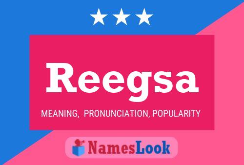 Reegsa Name Poster