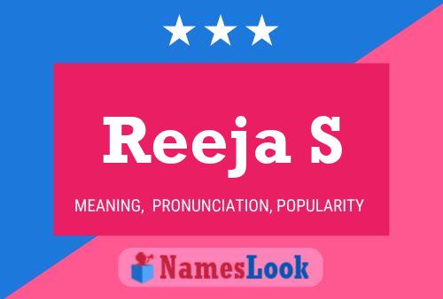 Reeja S Name Poster