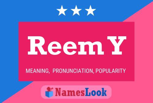 Reem Y Name Poster