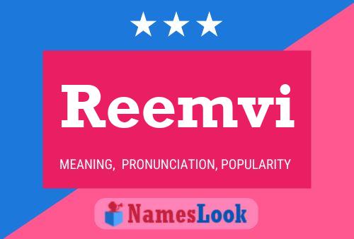 Reemvi Name Poster