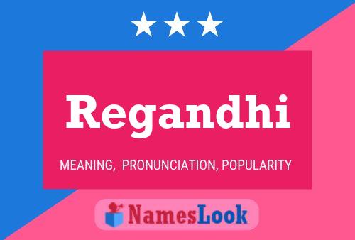 Regandhi Name Poster