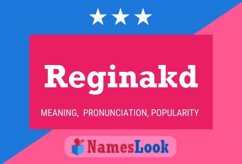 Reginakd Name Poster