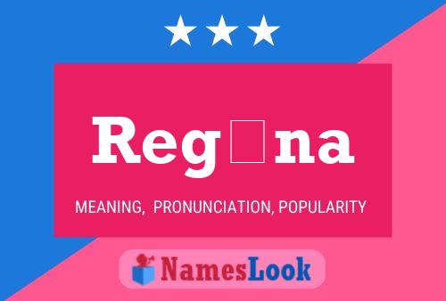 Regína Name Poster