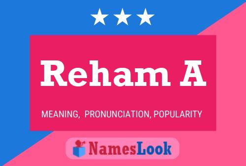 Reham A Name Poster