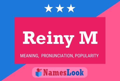 Reiny M Name Poster