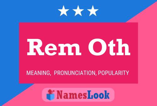 Rem Oth Name Poster