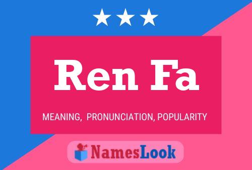 Ren Fa Name Poster