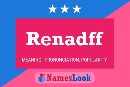 Renadff Name Poster