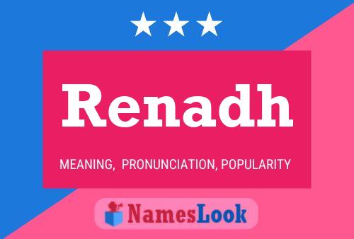 Renadh Name Poster