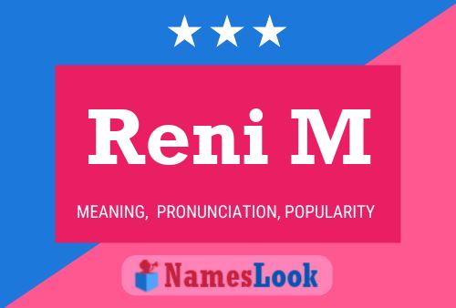 Reni M Name Poster