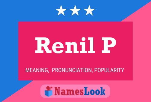 Renil P Name Poster