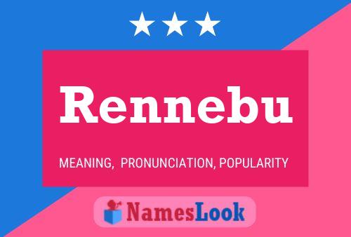 Rennebu Name Poster