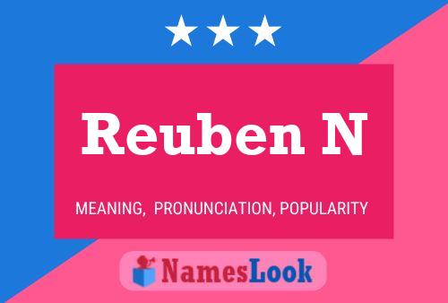 Reuben N Name Poster