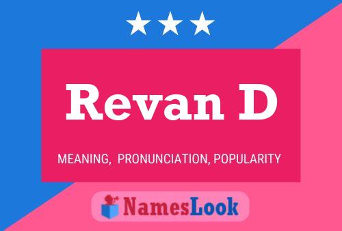 Revan D Name Poster