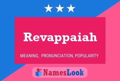 Revappaiah Name Poster