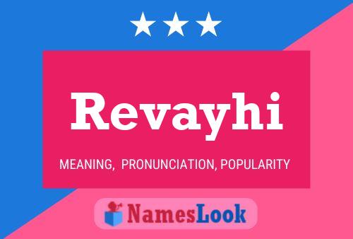 Revayhi Name Poster