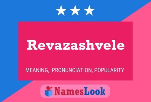 Revazashvele Name Poster