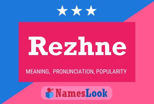 Rezhne Name Poster