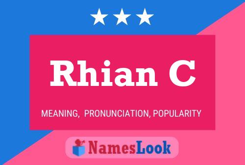 Rhian C Name Poster