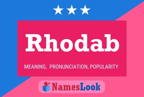 Rhodab Name Poster