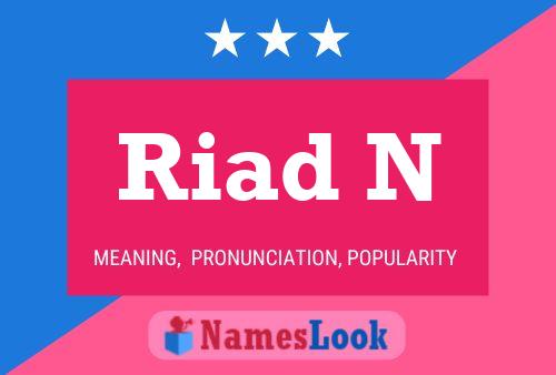 Riad N Name Poster