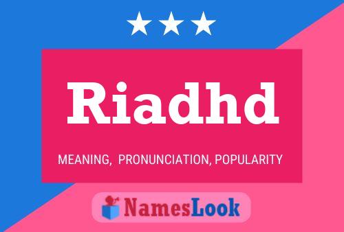 Riadhd Name Poster