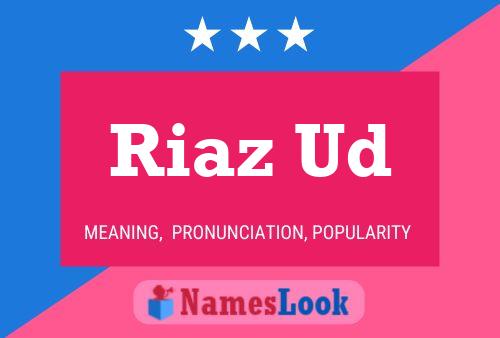 Riaz Ud Name Poster