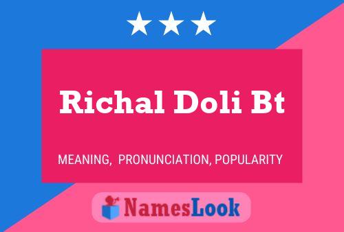 Richal Doli Bt Name Poster