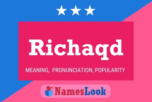 Richaqd Name Poster