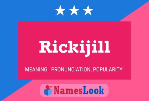 Rickijill Name Poster