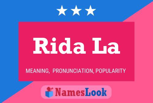 Rida La Name Poster